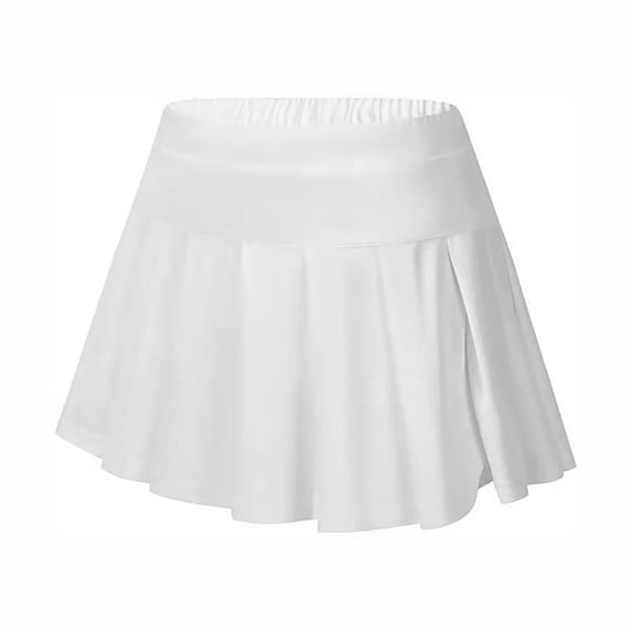 XXWXYD Girls Short Skirt Sweet Anti Exposure Two Piece Pleated Skirt Set Campus Style Birthday Outfit High Waist Half Body Teen Youth Fashion Separates