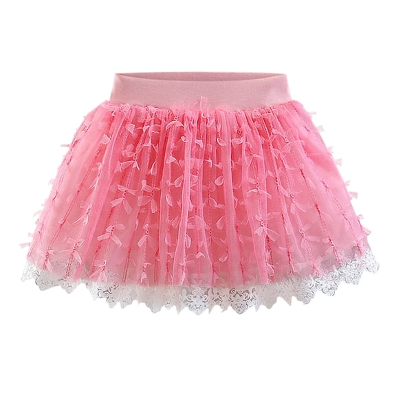 XXWXYD Girls Skirt Spring Summer Baby Soft Cake Skirt Mesh Princess Short Tutu Playtime Toddler Twirl 𝖥lowy Layered Par𝗍y Casual Everyday Wear