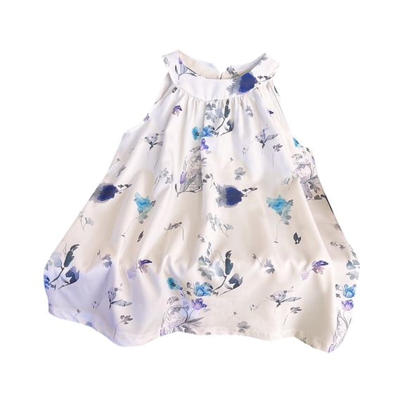 XXWXYD Girls Sleeveless Vest Dress 3-Season Layered Spring Summer Fall Fashion Play Clothes Comfy Stretchy Jumper Dress