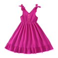 thumbnail image 1 of XXWXYD Girls Sweet Holiday Dress Spring Summer Autumn Comfortable Fashionable Ruffle Design Casual Party Outfit Soft Cotton, 1 of 9