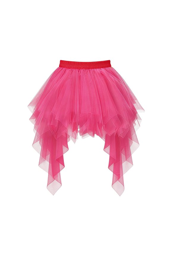 Girls Tu𝗍u Skirt Sequins Star Layered Tulle Ballet Dance Princess Par𝗍y Short Skirts Elastic Waist 𝖢arnival Skirt Sparkly Dancewear