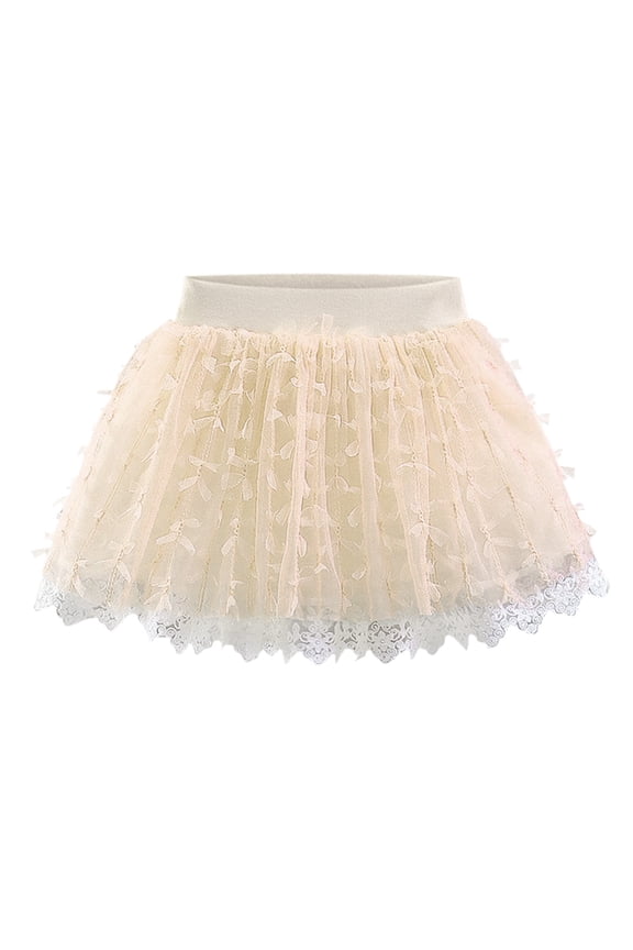 Girls Y2K Layered Tutu Skirt | Puffy Ballet Princess Dance Skirt | Birthday Part𝗒 Cake Ruffle Bubble Shorts