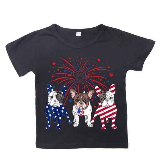 XXWXYD Kids 250th Anniversary USA Shirts 4th of July Shirts Boys Girls USA Shirt Kids Memorial Day T-Shirt Independence Day Patriotic Short Sleeved Tees Tops