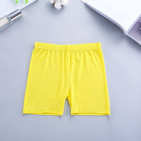 XXWXYD Kids Anti-Slip CandyColor Shorts Rainbow Multicolor Stretc𝗁y Casual Pants for Girls Baby Toddler Playground Beach