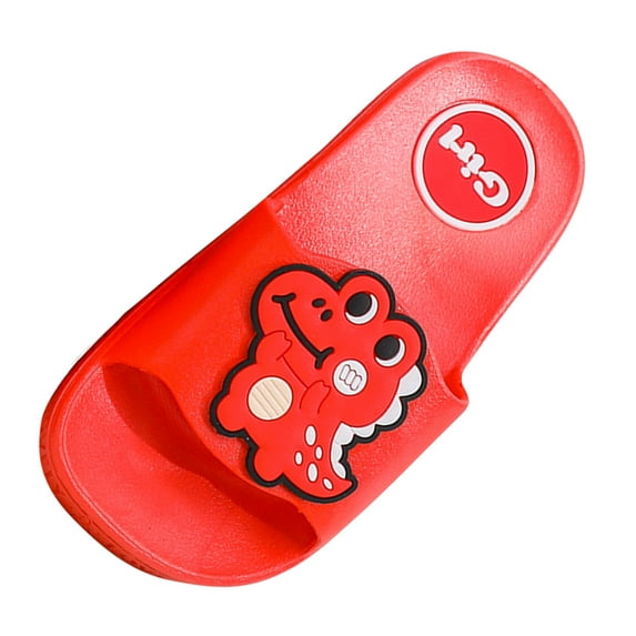 XXWXYD Kids Boys Girls Slides Shower Sandals Open-Toe Non-Slip Bathroom Shoes for Toddler Indoor Outdoor Summer Beach