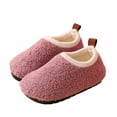 thumbnail image 1 of XXWXYD Kids Boys Girls Slippers House Booties Indoor Shoes Easy Fasten Non Slip Sole Slippers with Non-slip Rubber Sole(US 11.5,Male), 1 of 5