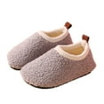 thumbnail image 1 of XXWXYD Kids Boys Girls Slippers House Booties Indoor Shoes Easy Fasten Non Slip Sole Slippers with Non-slip Rubber Sole(US 6.5,Male), 1 of 5