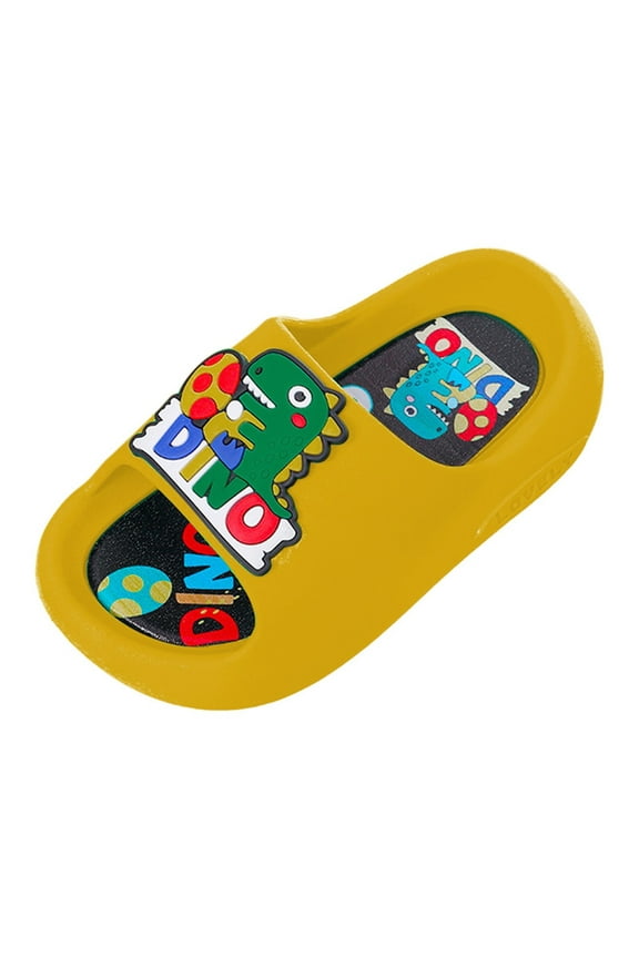 Kids Cloud Slides Slippers Thick Sole Non-Slip Beach Pool Shoes for Boys Girls Summer Outdoor Indoor Water-Friendly Quick-Dry