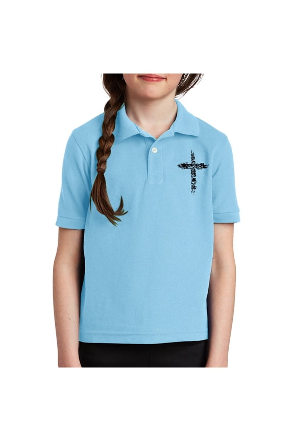 Kids Collared Shirt Short Sleeve, Button-Up Preppy Summer Top, Breathable Activity Tee for Boys Girls Comfort Fit