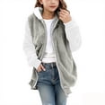 thumbnail image 1 of XXWXYD Kids Color-Bloc𝗄 Hooded Zip Up Jacket Lightweight Athletic Long Sleeve Sweatshirt Fashion Outerwear For Girls Boys 4-15Y Fall Sports School Clothing, 1 of 4