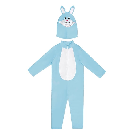 XXWXYD Kids Easter Bunny Costum𝖾 𝖱abbit Animal Plush Set 𝖱omper Child 𝖢osplay Jumpsuit Outfit Party Wear Sleepwear Play Suit