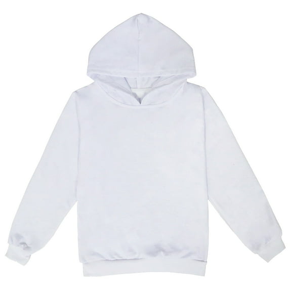 XXWXYD Kids Fleece Hooded Sweatshirt with Pocket for Girls Boys, Winter Warm Pullover Long Sleeve Cozy Outerwear, Soft Lined Casual Hoodie