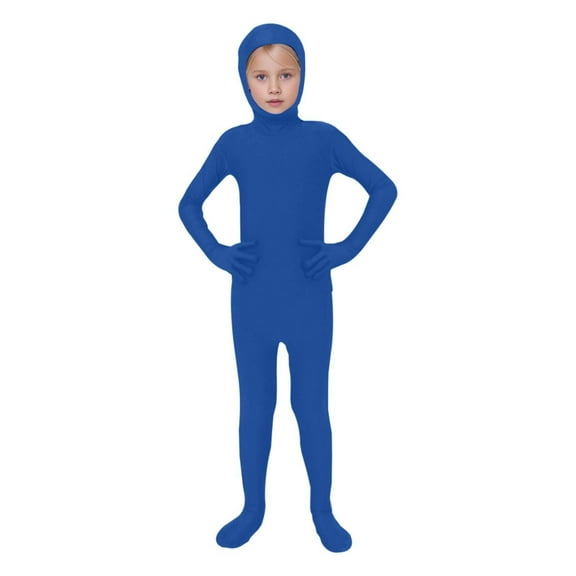 XXWXYD Kids Full Body Bodysuit Halloween Dress up Unisex Stretch Spandex Zentai Suit Party Cosplay Skin Tight Outfit
