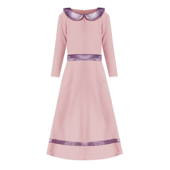 XXWXYD Kids Girls Abaya Islami𝖼 Dress Maxi Dress Casual Long Sleeve Hooded Style Kaftan Gown Modest Fashion Everyday Wear Cultural Outfit