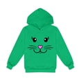 thumbnail image 1 of XXWXYD Kids Girls Teen Bunny Graphic Hoodie Pullover Sweatshirt Y2K Long Sleeve Hooded Fall Outfit Casual Streetwear Teen Fashion Tween, 1 of 3
