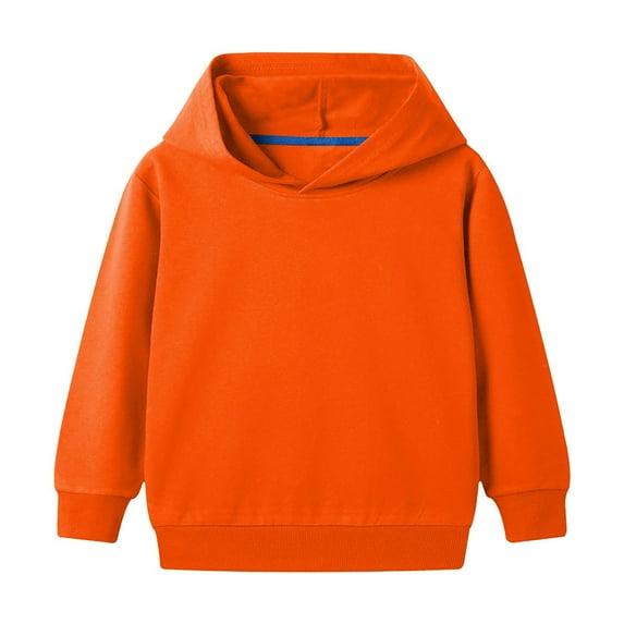 XXWXYD Kids Hooded Sweatshirt Boys Girls Spring Autumn Long Sleeve Solid Pullover School Sportswear Cozy Toddler Daily Outdoor Jacket Top