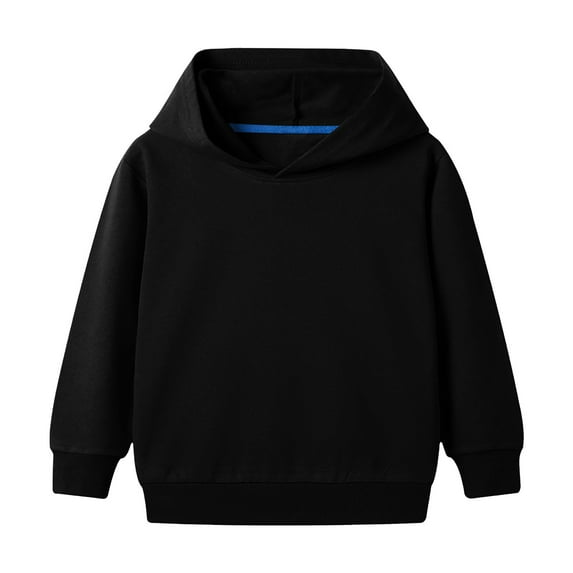 XXWXYD Kids Hooded Sweatshirt Boys Girls Spring Autumn Long Sleeve Solid Pullover School Sportswear Cozy Toddler Daily Outdoor Jacket Top