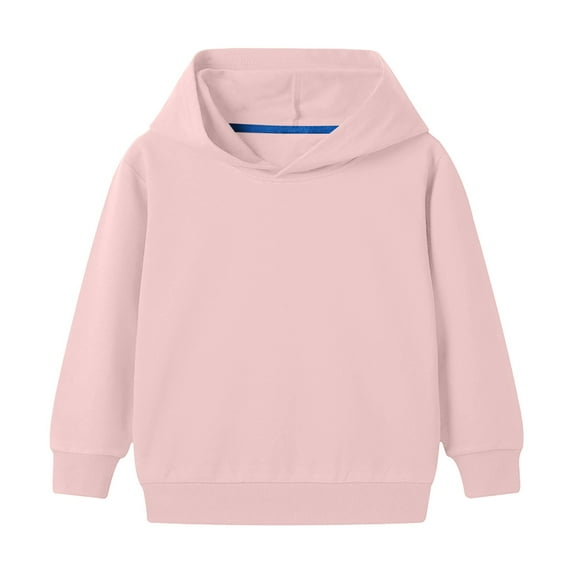 XXWXYD Kids Hooded Sweatshirt Boys Girls Spring Autumn Long Sleeve Solid Pullover School Sportswear Cozy Toddler Daily Outdoor Jacket Top