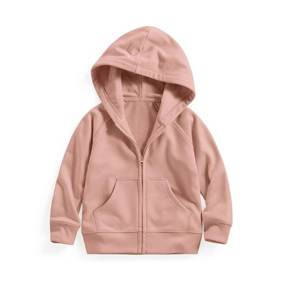 XXWXYD Kids Lightweight Zipper Hoodie Spring Fall Transition Jacket Breathable Unisex Outerwear for School Playground