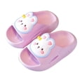 thumbnail image 1 of XXWXYD Kids Rabit Slide Sandals Summer Non-Slip Cloud Bow Shower Slippers Lightweight Slip On Beach Pool Shoes for Girls Boys, 1 of 4