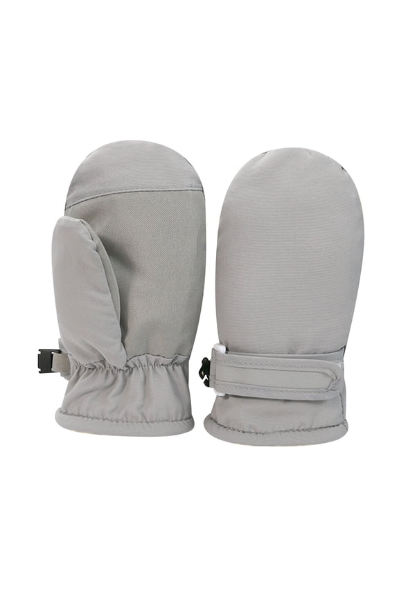Kids Toddler Ski Gloves Windproof 𝖶aterproof Warm Thermal Cozy Outdoor Snowboarding Skiing Cold Weather Mittens Boys Girls Snow Sports Play