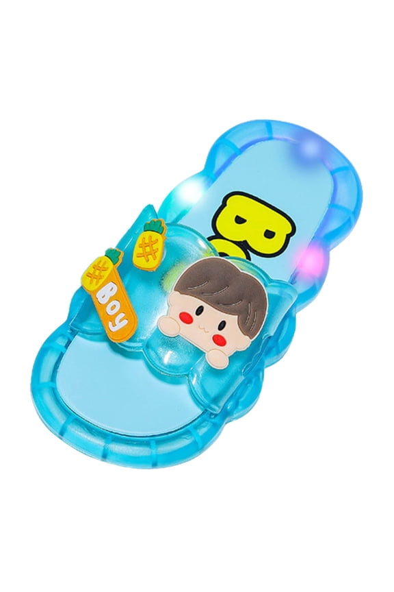 LED Light Up Slippers for Kids - Cute Carton Animal House Shoes, Indoor Outdoor Non-Slip Childrens Summer Slippers Girls Boys