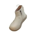 thumbnail image 1 of XXWXYD Little Girl Boots Girls Boys Children's Casual Shoes Mesh Soft Sole Breathable Sports Short Boots for Fashion Classic Comfortable Shoe(8-9 Years,Beige), 1 of 8
