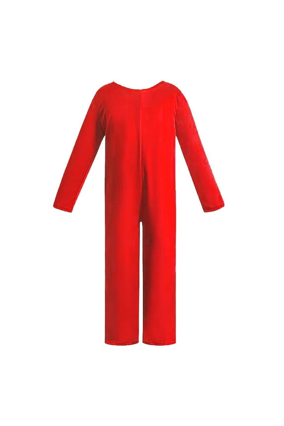 Long Sleeve Dance Leotard for Kids - Stretchable Ballet Gymnastics Bodysuit Halloween 𝖢ostume Girls Boys Stage Performance