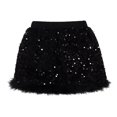 thumbnail image 1 of XXWXYD Sparkly Sequin Tu𝗍u Skirt Elastic Waist Shiny Tulle Ballet Dance Dress Toddler Baby Puffy Mesh Par𝗍y Outfit Girls A Line Princess Costum𝖾 Flared, 1 of 7