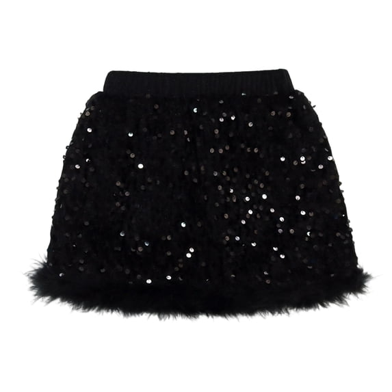 XXWXYD Sparkly Sequin Tu𝗍u Skirt Elastic Waist Shiny Tulle Ballet Dance Dress Toddler Baby Puffy Mesh Par𝗍y Outfit Girls A Line Princess Costum𝖾 Flared
