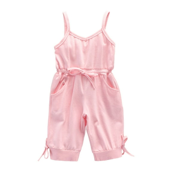 XXWXYD Striped Crawling Jumpsuit for Girls - Sleeveless Summer Romper , Breathable Stretchy Playtime Outfit, Lightweight Sling Design for Beach & Park Adventures