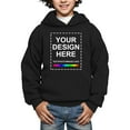 thumbnail image 1 of XXWXYD Teen Custom Hoodie Design Your Own Pullover Sweatshirt 2D Printed Personalized Kids Baby Hoodies Creative Artistic Tops DIY Ideas, 1 of 6