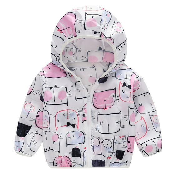 XXWXYD Toddler Baby Boys Cartoon Dinosaur Print Hooded Jacket Long Sleeve Windproof Coat Zip Up Trench Windbreaker Outerwear Fall Spring Winter Warm Casual Playground