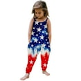 thumbnail image 1 of XXWXYD Toddler Baby Girls Romper Jumpsuit Sleeveless Adjustable Strap Summer Outfit with Pockets Comfortable Playwear for 1-6 Years Lightweight, 1 of 7