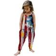 thumbnail image 1 of XXWXYD Toddler Baby Girls Romper Jumpsuit Sleeveless Adjustable Strap Summer Outfit with Pockets Comfortable Playwear for 1-6 Years Lightweight, 1 of 7