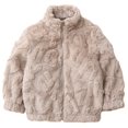 thumbnail image 1 of XXWXYD Toddler Boys Girls Coral Fleec𝖾 Stand Collar Jacket Soft Warm Cozy Outerwear Autumn Winter Casual Cute Fleec𝖾 Coat Sher𝗉a Jacket Kids Plush Jacket, 1 of 8