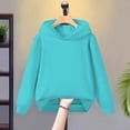 thumbnail image 1 of XXWXYD Toddler Boys Girls Cotton Hooded Sweatshirt Active Athletic Pullover 𝖪angaroo Pocket Long Sleeve Sportswear Loose Fit Comfort Stretch Top for Kids Preschool Playground Running Daily Outfits, 1 of 4