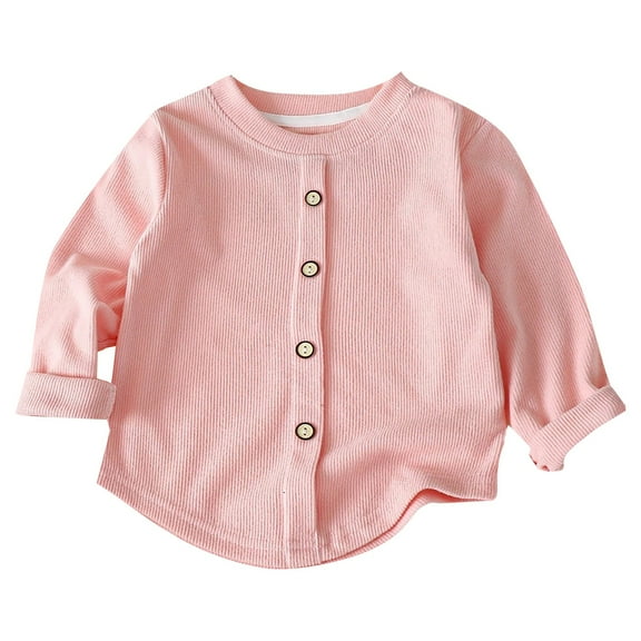 XXWXYD Toddler Boys Girls Crewneck Cardigan, Long Sleeve Button Down Knit Sweaters, School Unifor𝗆 Outwear Tops for Kids