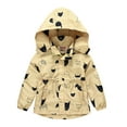 thumbnail image 1 of XXWXYD Toddler Boys Windbreaker Jacket Hooded Lightweight Zip Windproof Coat Casual Jacket Outerwear Spring Fall Winter Outdoor, 1 of 5