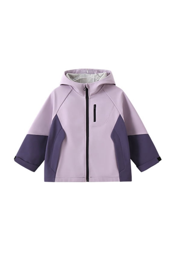 Toddler Boys Windbreaker Jacket Lightweight Zip Hooded Casual Outerwear Cute Dust Coat Baby Kids Waterproof Play Windproof Spring Fall