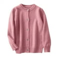thumbnail image 1 of XXWXYD Toddler Girls Cardigan Sweater Knit Open Front Long Sleeve Casual Fall Winter Wear Cozy Outerwear Lightweight, 1 of 6