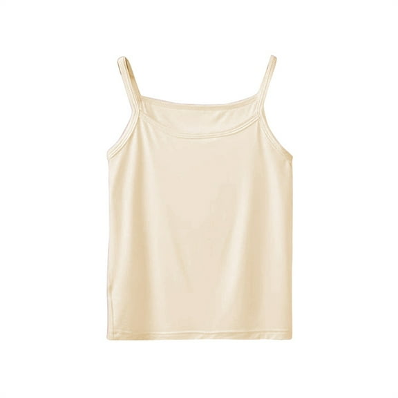 XXWXYD Toddler Girls Sleeveless Camisole Tank Top Ballet Dance Gymnastics Undershirt Stretchy Athletic Wear for Dance Practice