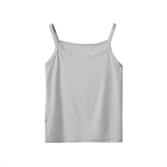 XXWXYD Toddler Girls Sleeveless Camisole Tank Top Ballet Dance Gymnastics Undershirt Stretchy Athletic Wear for Dance Practice