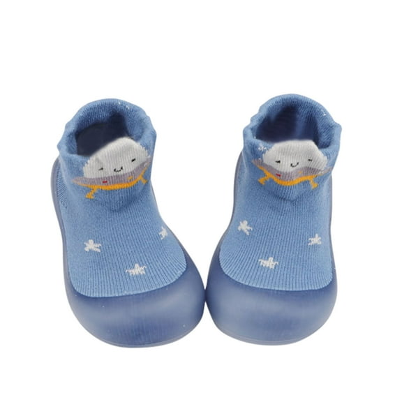 XXWXYD Toddler Indoor Animals Cute First Walkers Casual Baby Elastic Socks Shoes Non Slip Grips Socks Cotton Gift Socks(0-6 Months,Male)