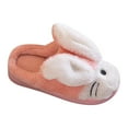 thumbnail image 1 of XXWXYD Toddler Kids Children's Boys Girls Cartoon Print Bunny Print Furry Shoes Indoor Home Warm Slippers Animal Soft Cozy Cute Plush Anti-Slip Shoes for Toddler Kids(11.5-12 Years,Male), 1 of 5