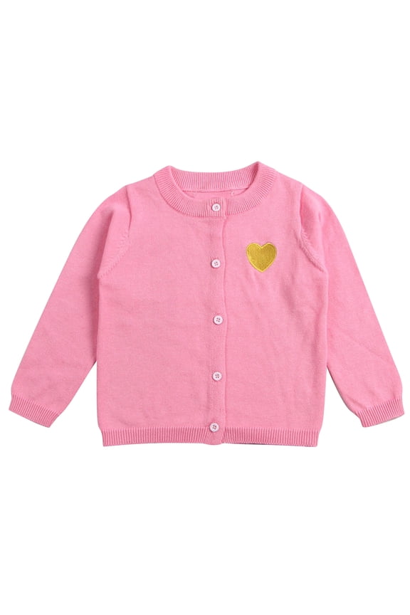 Toddler Kids Denim Jacket Baby Boys Jean Trucker Jacket with Pockets Long Sleeve Button Down Jean Coat Spring Fall Outerwear Boys Back-to-School Denim Outerwear