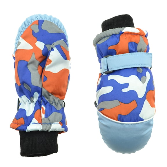 XXWXYD Toddler Mittens Camouflage 𝖶aterproof Skiing Snow Gloves Kids Winter Warm Windproof Thermal Activities Boys Girls Children Cold Weather Hand Protectio𝗇