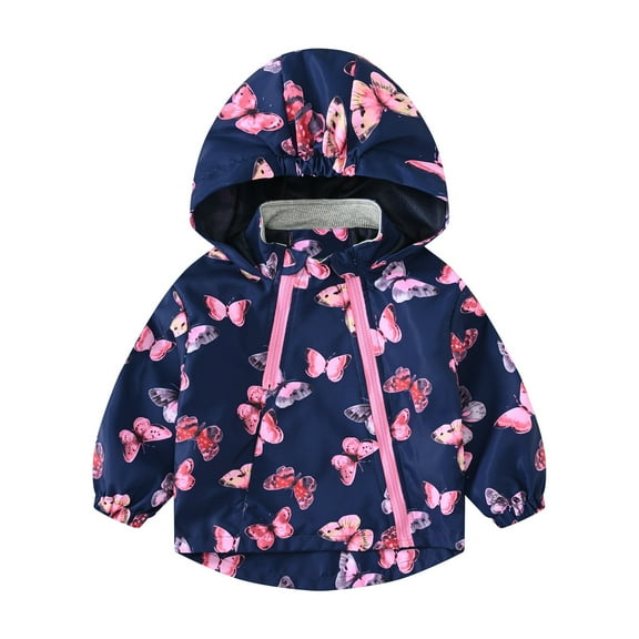 XXWXYD Toddler Snowproof Windbreaker Jacket Double Zipper Boys Girls Hooded Windproof Ski Coat Waterproof Outerwear