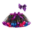 thumbnail image 1 of XXWXYD Walmart Deals Girls' Fluffy Tutu Skirt Tutu Dress With Ribbon Bow Birthday Party Tulle Skirt Kids Girls Halloween Party Dance Ballet Tulle Skirt+Bow Hairpin Sets, 1 of 5