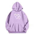 thumbnail image 1 of XXWXYD Youth Hoodie Sweatshirt Boys Girls Fleece Pullover Top Fashion Kids Teen Casual Winter Warm Cozy Loungewear Streetwear Everyday Outerwear, 1 of 7